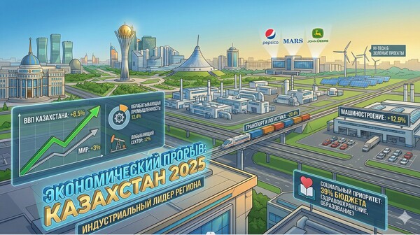 Казахстан вошел в топ-50 крупнейших экономик мира с ВВП $319 млрд