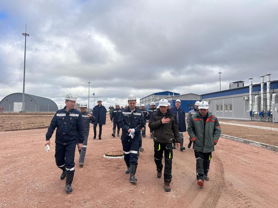 Председатель Правления ТОО «Корпорация Казахмыс» Руслан Өскенәлі посетил предприятия Шатыркуль-Жайсанского кластера в Жамбылской области.