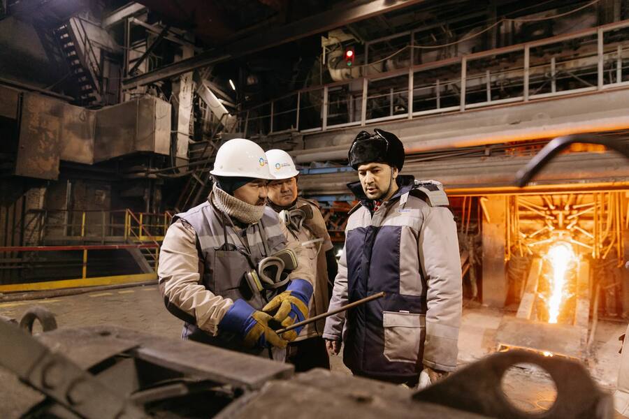 Руслан Өскенәлі посетил предприятия Жезказганского региона