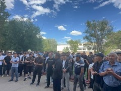 Руслан Өскенәлі провёл встречу с коллективом Южно-Жезказганского рудника