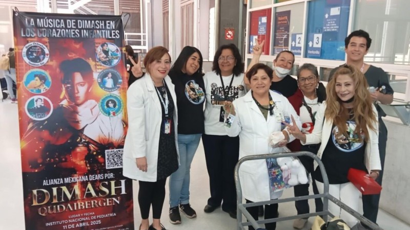 Фанаты Димаша устроили праздник для маленьких пациентов в Мехико