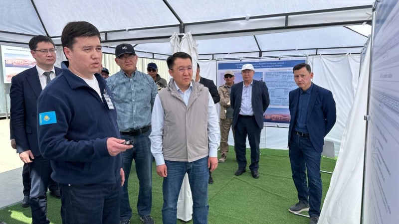 Работы по строительству аэропорта Кендерли ведутся в две смены