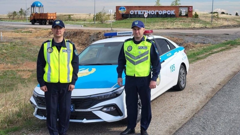 Водителя с сердечным приступом спасли акмолинские полицейские