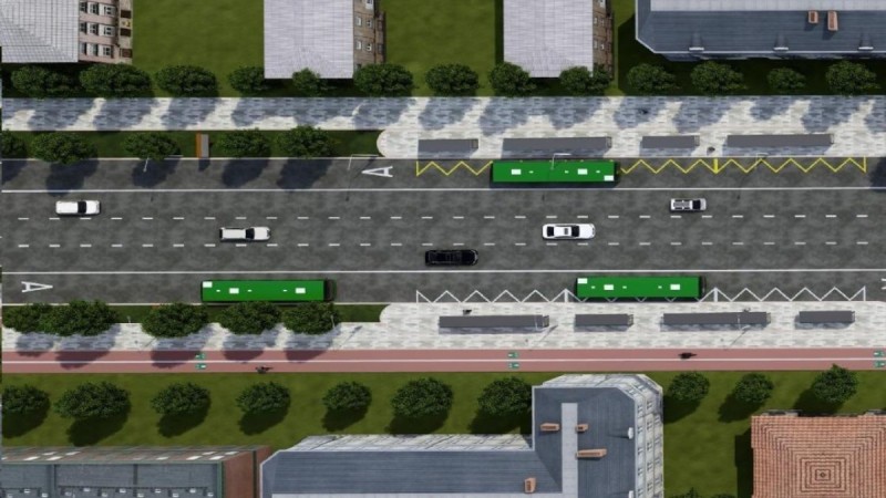 В Алматы ведется строительство двух линий BRT