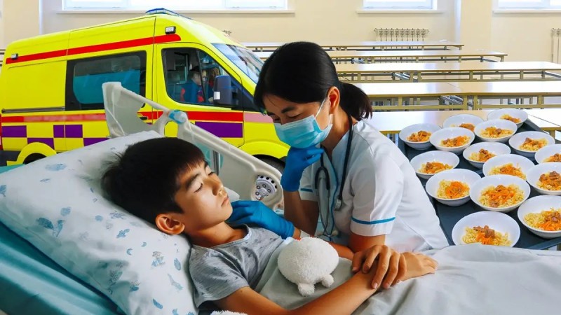 24 ребенка отравились едой в детском саду в Туркестанской области