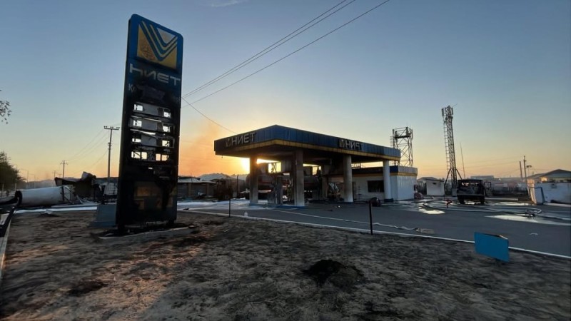 Супружеская пара погибла при взрыве АЗС в Кульсары