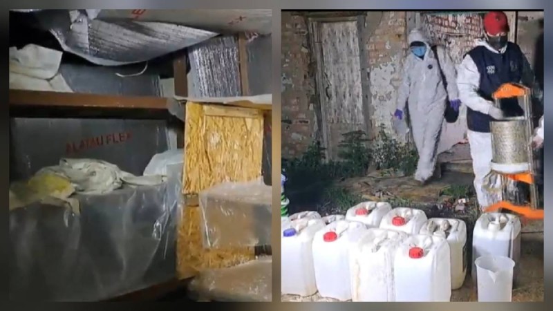 В Карагандинской области выставлены блокпосты: 2 тонны прекурсоров изъято в нарколаборатории