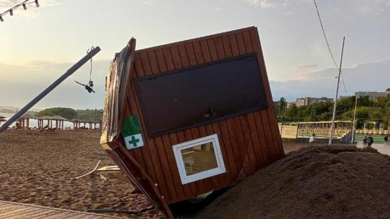 Ураган нанес значительный урон инфраструктуре Павлодарской области