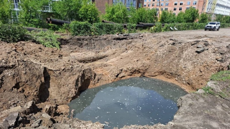 Канализационными водами затопило больницу и санаторий в Петропавловске