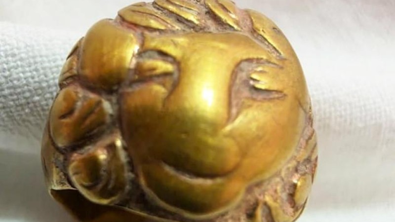 Золотой перстень сакской эпохи обнаружен в древнем кургане