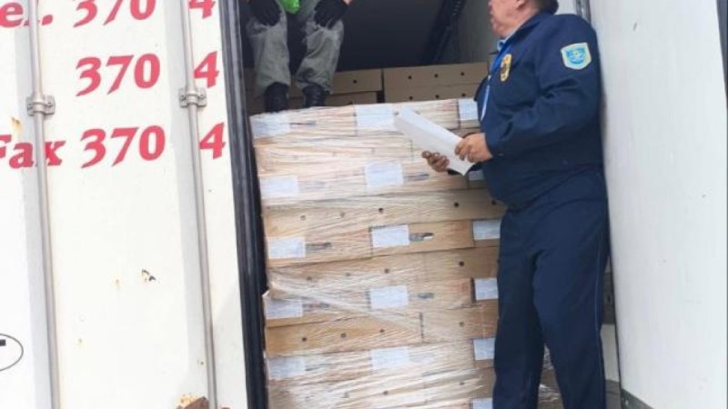 Пять тонн свинины пытались незаконно ввести в Казахстан из России