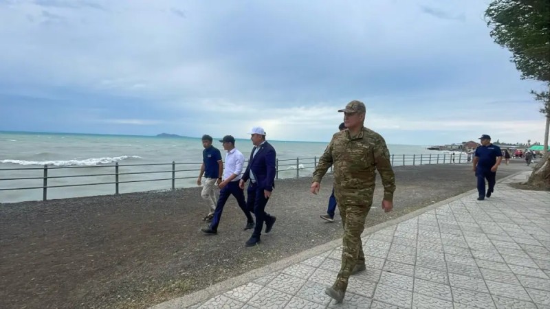 Экстренное совещание провели у озера Алаколь