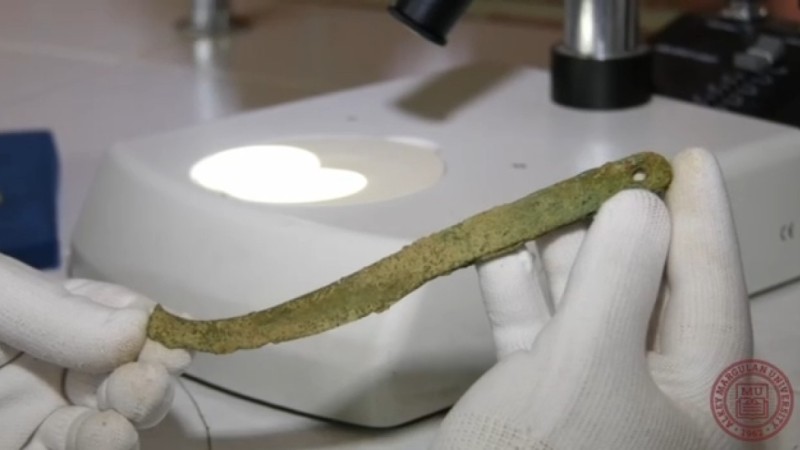 Бронзовые ножи сакских кочевников обнаружены в Павлодарской области