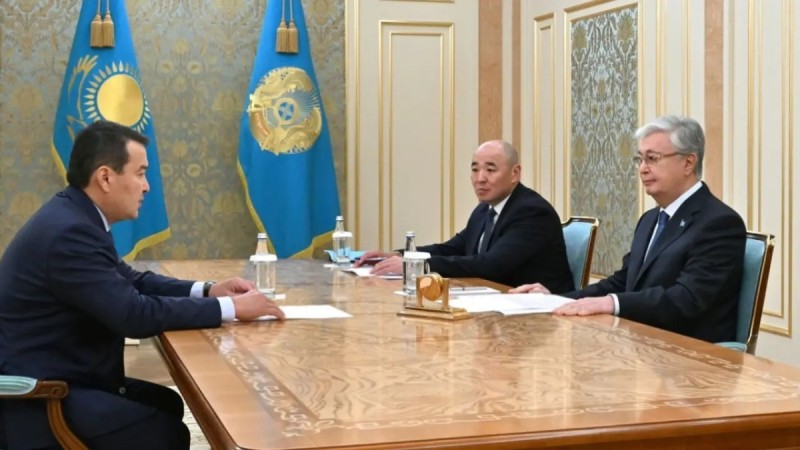 Касым-Жомарт Токаев принял председателя Высшей аудиторской палаты Алихана Смаилова