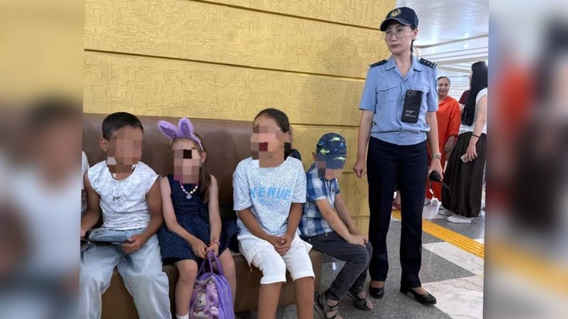 Полицейские вернули родителям десятки потерявшихся детей в Карагандинской области