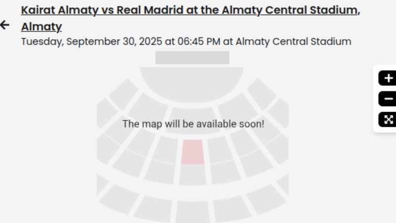 У перекупщиков билеты на матч «Кайрат» – «Реал» взлетели выше 1000 евро