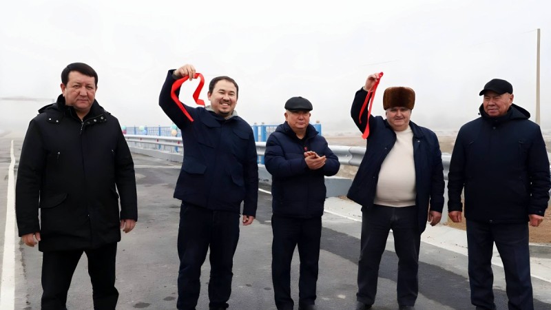 В Шуcком районе завершена реконструкция моста через канал «Шатыркуль»