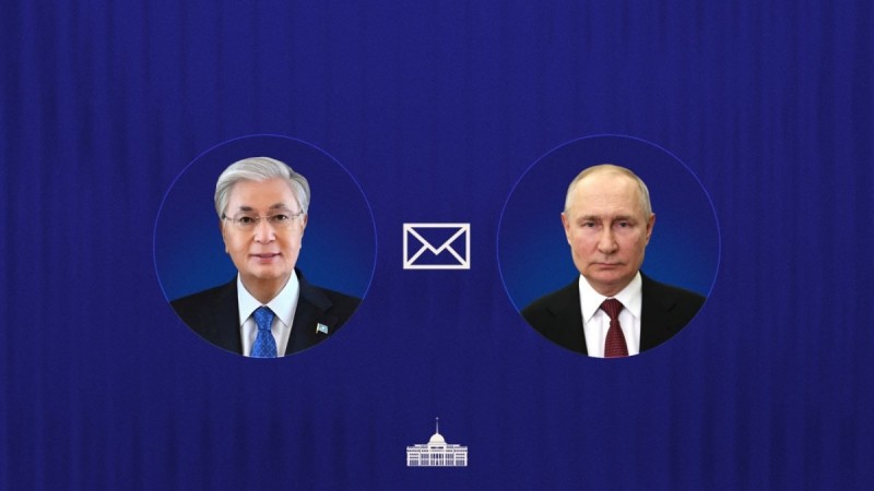 Глава государства направил поздравительную телеграмму Владимиру Путину