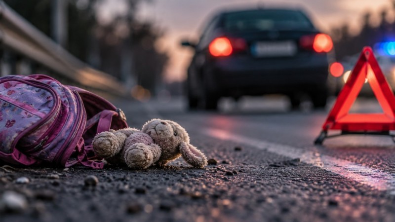В Алматинской области задержали водителя, сбившего двух детей