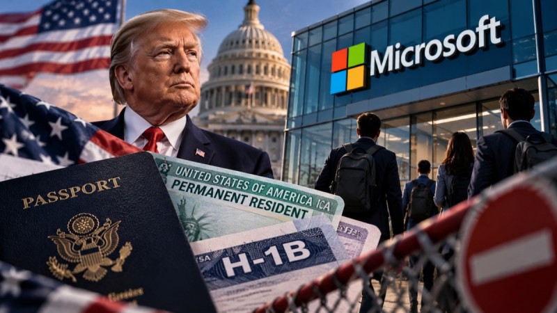 США ограничили Microsoft в оформлении грин-карт